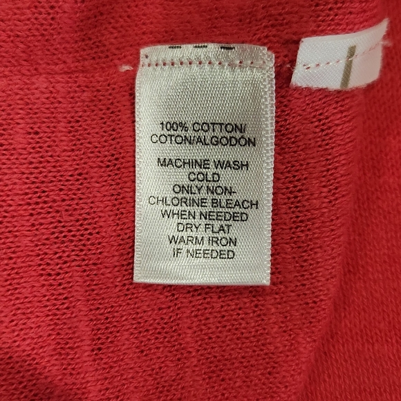 Ann Taylor LOFT Vibrant Pink Tunic Lightweight Sweater. Size S - Picture 5 of 5